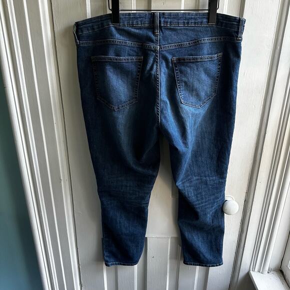 GAP Girlfriend Jeans Dark Indigo - Picture 7 of 9